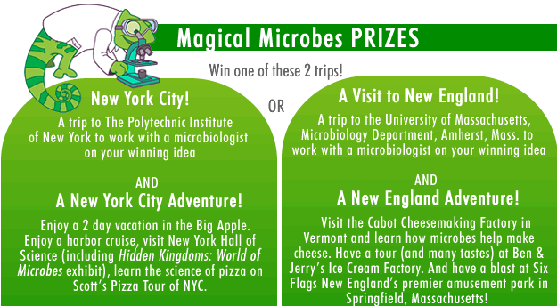 Magical Microbes prize trip information